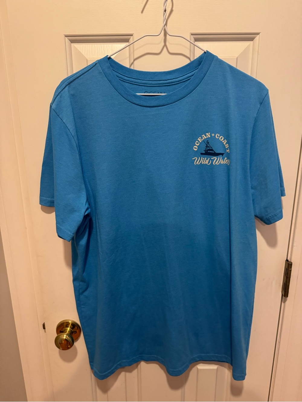 Wild Waves Ocean Coast Blue Graphic Short-Sleeve Tee